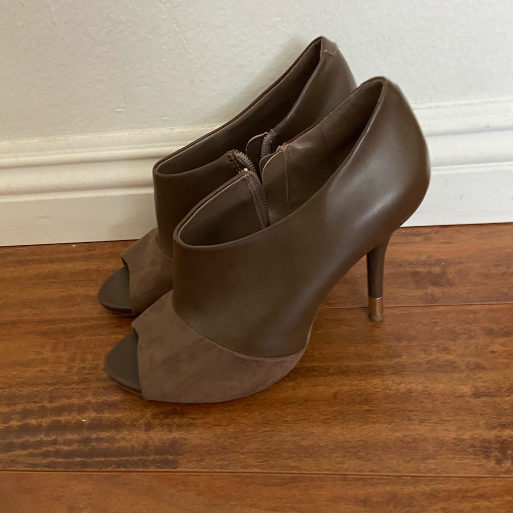 Brown booties